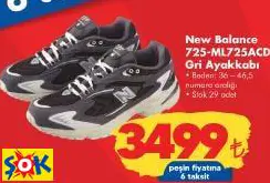 NEW BALANCE 725-ML725ACD GRİ AYAKKABI